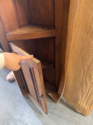 Mueble Esquinero Rústico Madera Maciza
