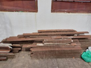 Lamas Tarima Madera Exterior Marrón