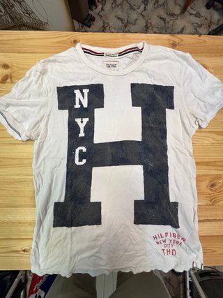 Camiseta Tommy Hilfiger NYC H Blanca