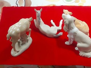 Lotto 4 Animaletti Porcellana Miquel Requena