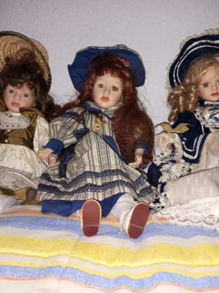 Collezione di bambole in porcellana