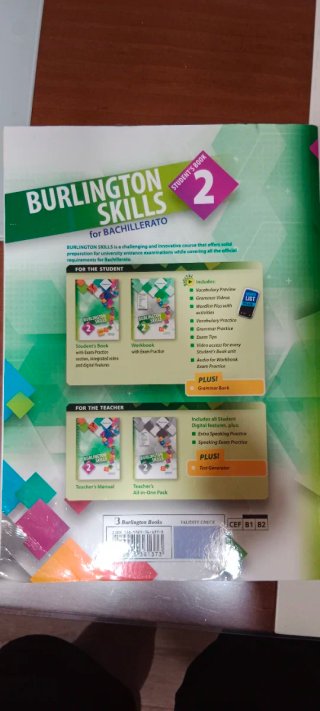libro de ingles 2 bachillerato burlintong skill