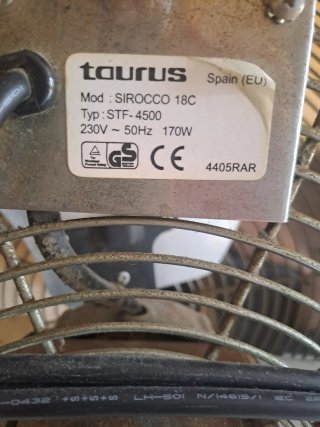 Ventilador industrial Taurus