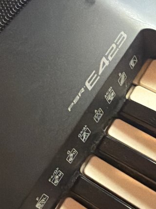 Teclado Yamaha PSR-E420 con funda de amazon