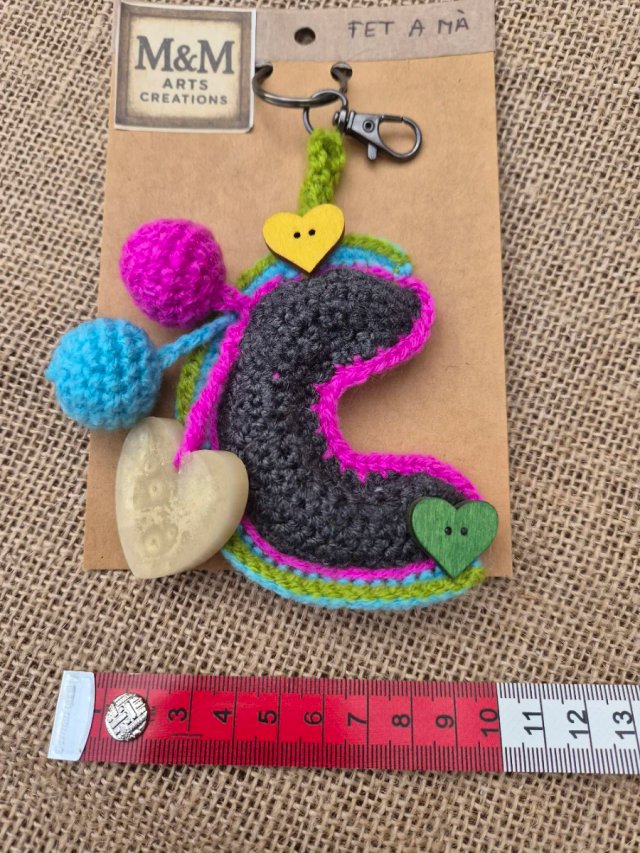 Llavero Letre C -  Crochet