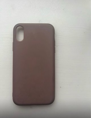 Funda iPhone Xr marrón
