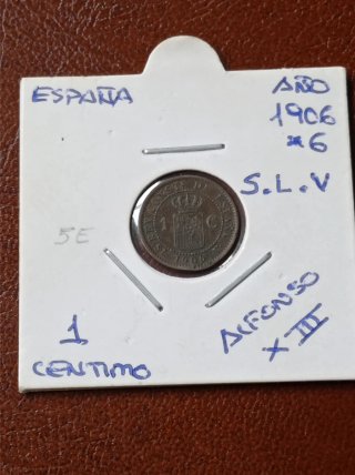 1 Céntimo Alfonso XIII 1906
