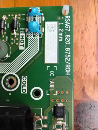 Mainboard RSAG7.820.8752 TV HISENSE H43BE7100