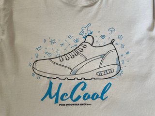 Maglietta McCool bianca con stampa