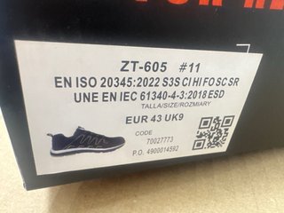 Zapato de seguridad Kingsmann negro y verde