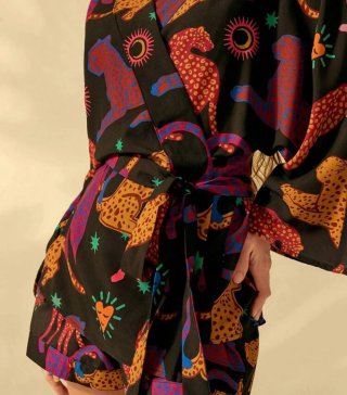 Kimono Estampado manga Japonesa