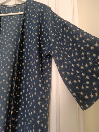 Sobrecamisa larga estampada Talla M