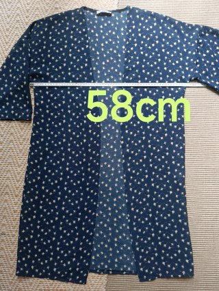 Sobrecamisa larga estampada Talla M
