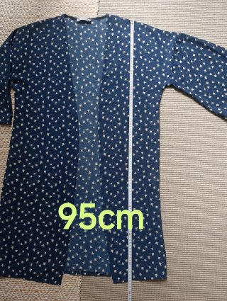 Sobrecamisa larga estampada Talla M