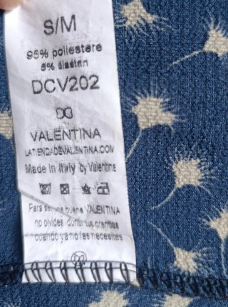 Sobrecamisa larga estampada Talla M