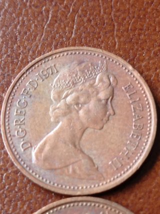 Lote de 3 monedas One Penny