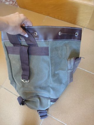 Mochila de viaje El Corte Inglés piel