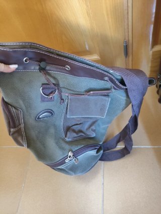 Mochila de viaje El Corte Inglés piel