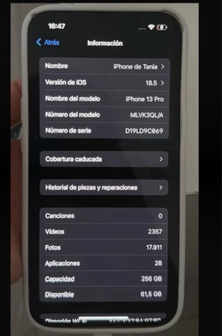 iPhone 13 Pro Dorado