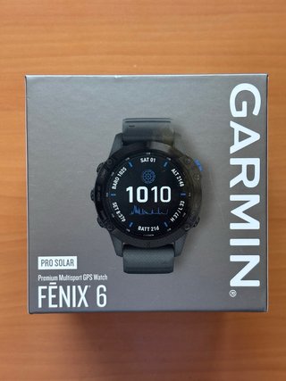Garmin Fenix 6 Pro Solar Gris