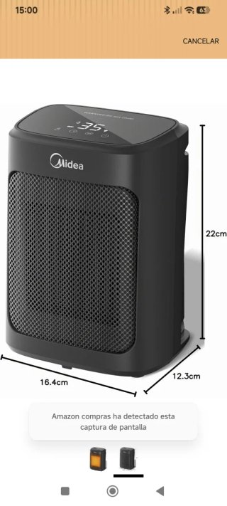 Calentador Midea Eléctrico Mesa