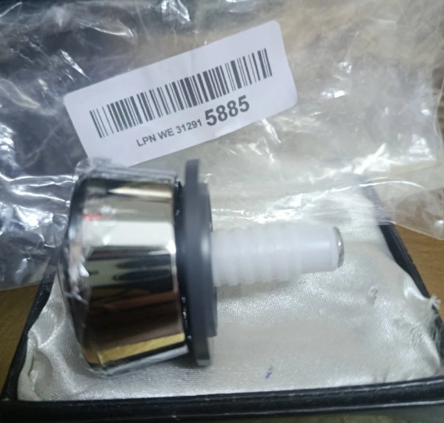 Botón Cisterna Doble UV005A Cromo NUEVO