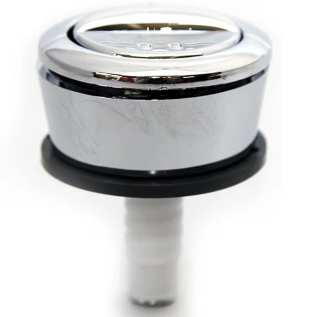 Botón Cisterna Doble UV005A Cromo NUEVO