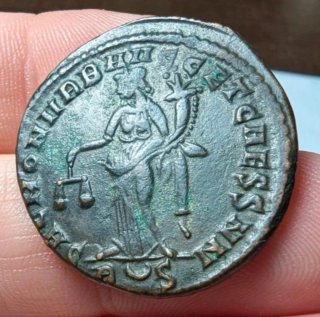 Follis Maximiano Hercules 303-305 d.C. Roma