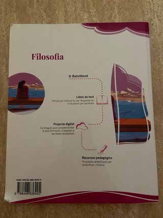 Llibre Filosofia 1r Batxillerat Mediterrània
