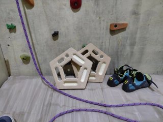 Par multipresas escalada pentagonales