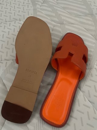 Ciabatte Hermes Arancione