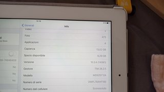 Apple iPad 4 Wi-Fi + Cellular 16GB Bianco