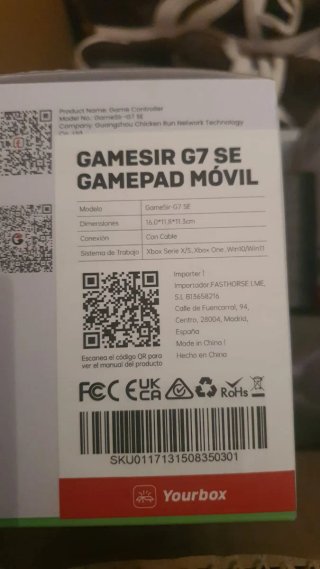 Mando GameSir G7 SE Blanco para Xbox