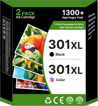 2 cartucce 301 XL per HP