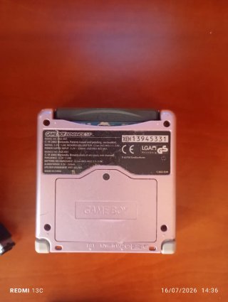 Game Boy Advance SP Rosa más 2 juegos