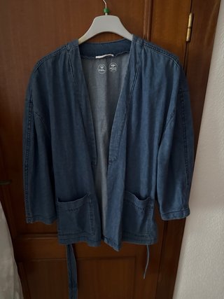 Chaqueta kimono vaquera 100% algodón
