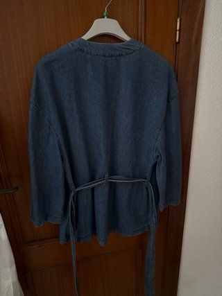 Chaqueta kimono vaquera 100% algodón