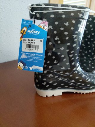 Botas de agua Disney Minnie Mouse Talla 29