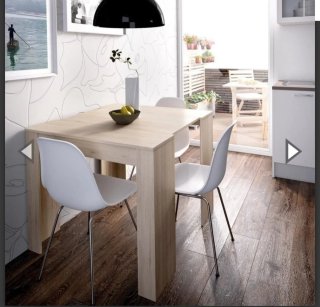 Mesa Consola Extensible KIONA Roble Natural