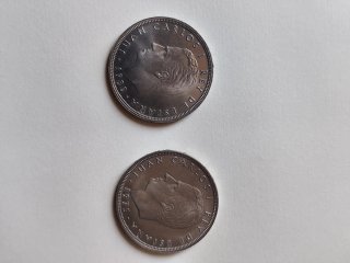 Billete 100 pesetas 1953 y monedas antiguas