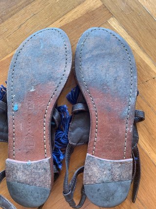 Sandalias Zara Étnicas Adornadas
