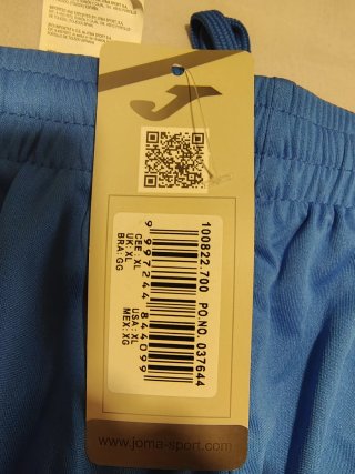 Pantalón corto deportivo Joma azul hombre