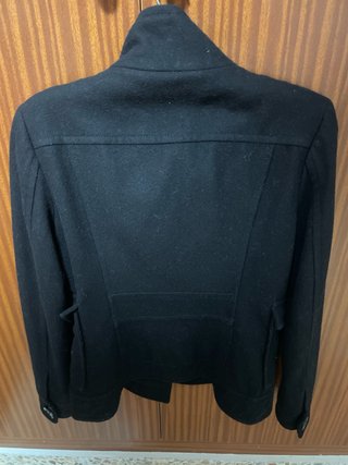 Chaqueta negra de botones Stradivarius Talla S