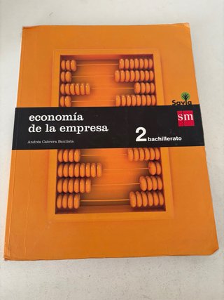 Economía de la empresa, 2 Bachillerato Savia