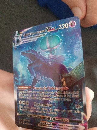 Carta Pokémon Calyrex Jinete Espectral VMAX