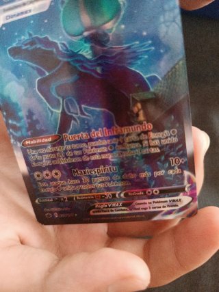 Carta Pokémon Calyrex Jinete Espectral VMAX