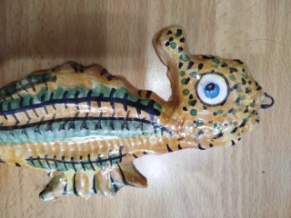 Cavalluccio marino in ceramica di Caltagirone