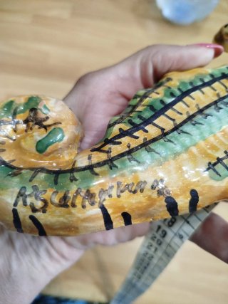 Cavalluccio marino in ceramica di Caltagirone