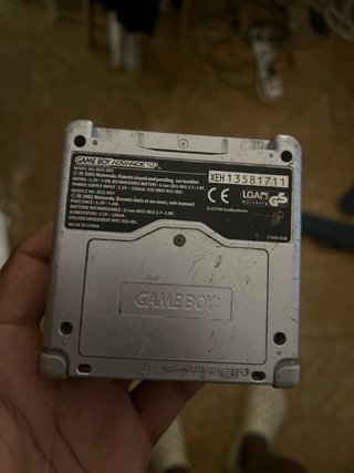 Nintendo Game Boy Advance SP Plata