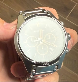 Reloj Fossil Hombre Cronógrafo Negro/Plata